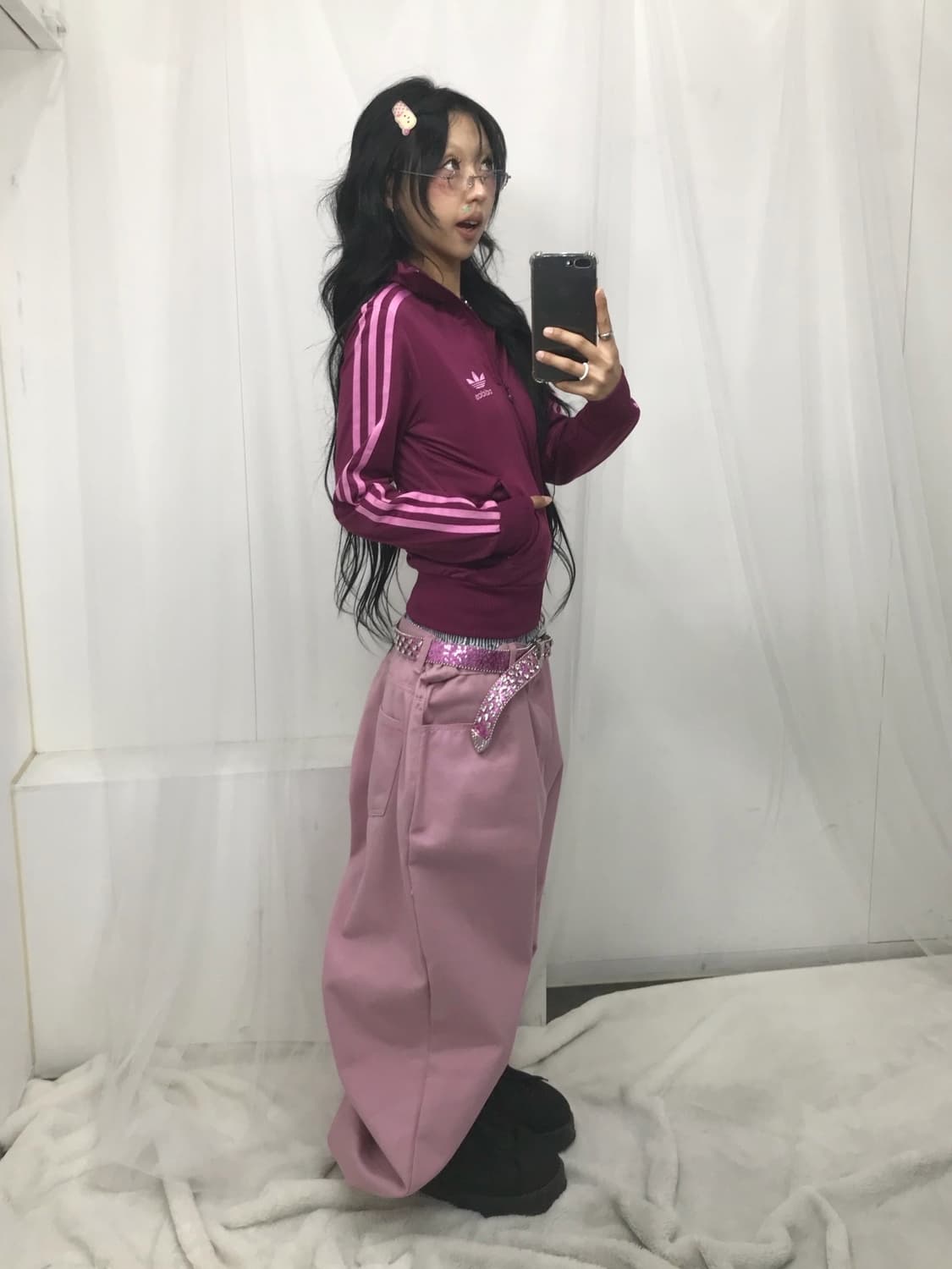 < Adidas Pink Track Jersey > 상품이미지2