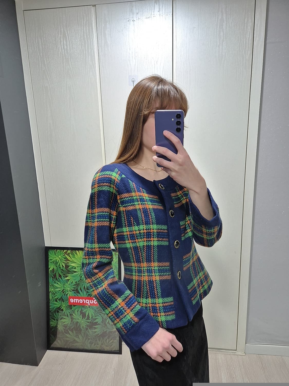 LEWISVAGLI 체크 패턴 빈티지자켓 상품이미지8