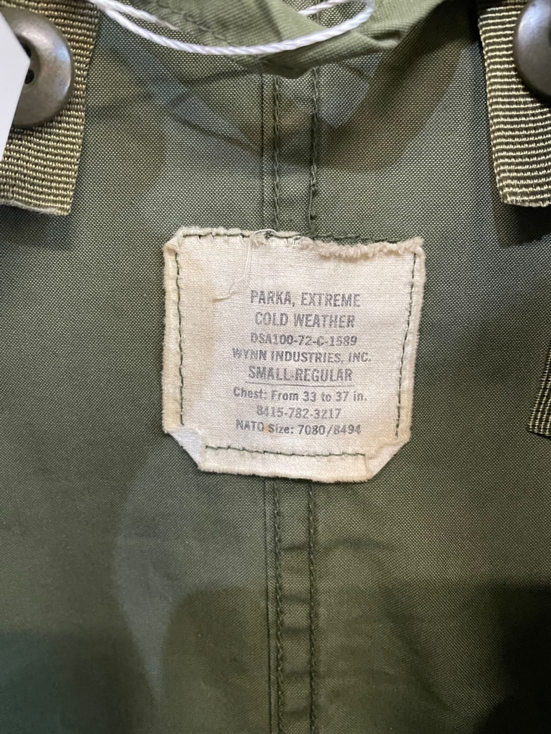 미육군 오리지널 M65 피쉬테일 파카  상품이미지8