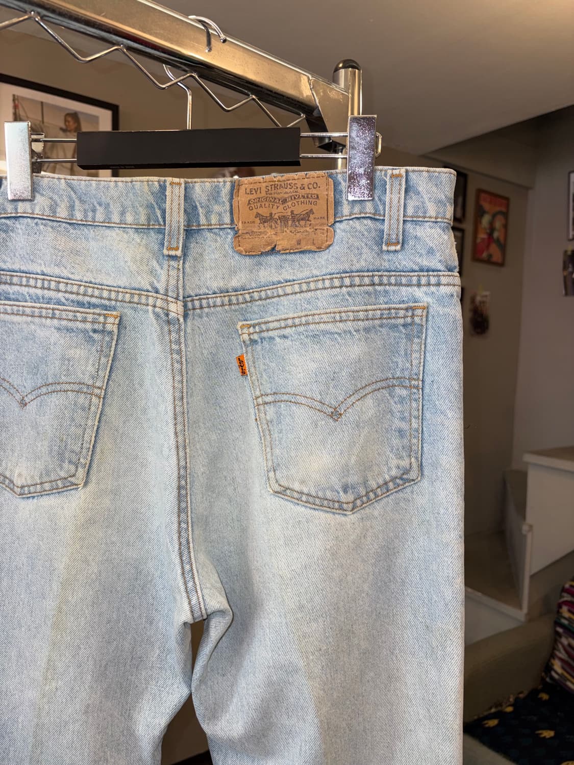 90’s Levi’s 517 USA washed denim pants 상품이미지9