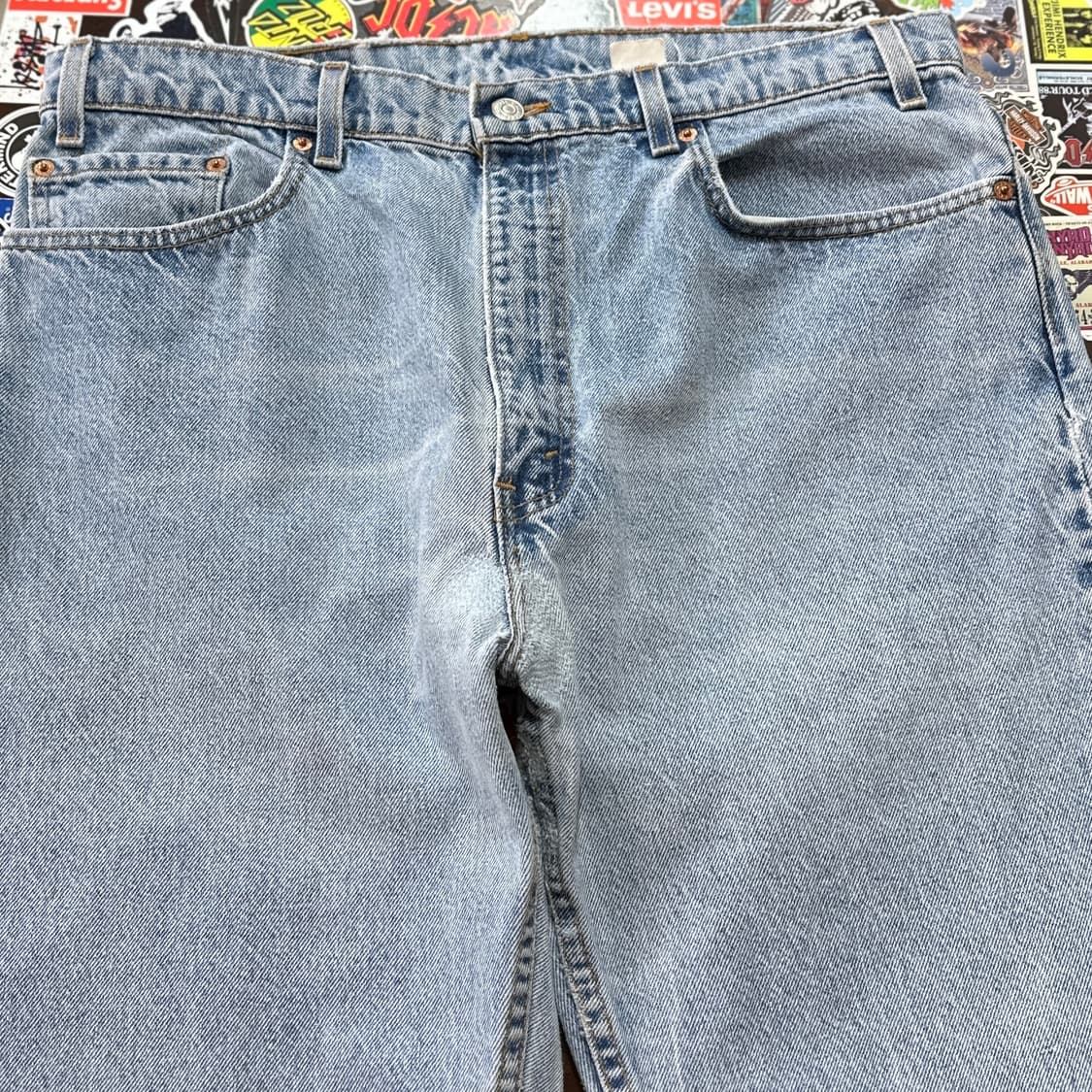 9~00s USA 리바이스 505 블루 진 데님 팬츠 37 상품이미지6