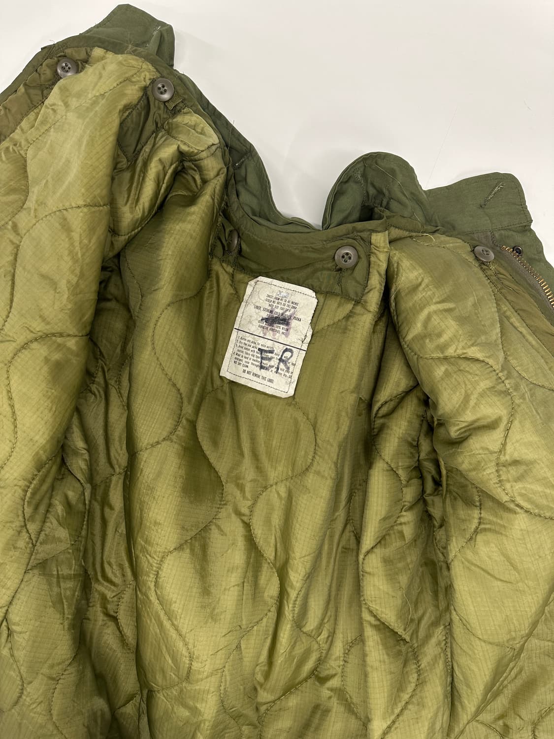 오리지날 70s usa m-65 피쉬테일 개파카  상품이미지5