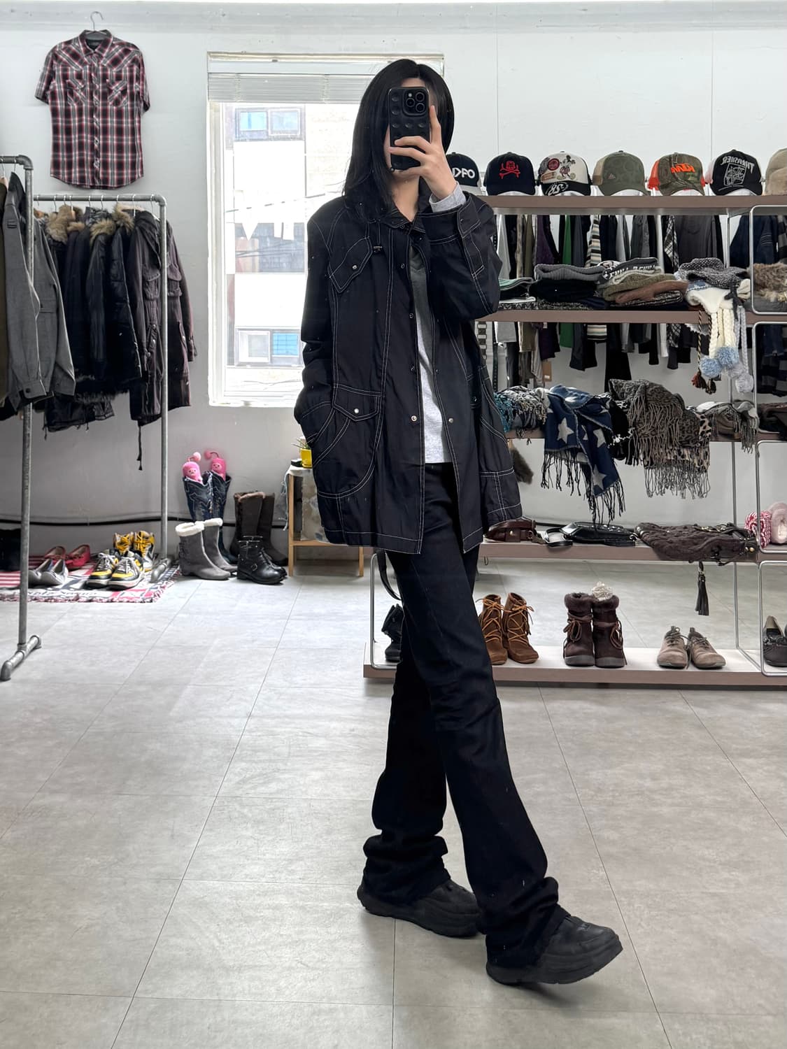 Rue De Bac 스티치 하이넥 자켓 상품이미지10