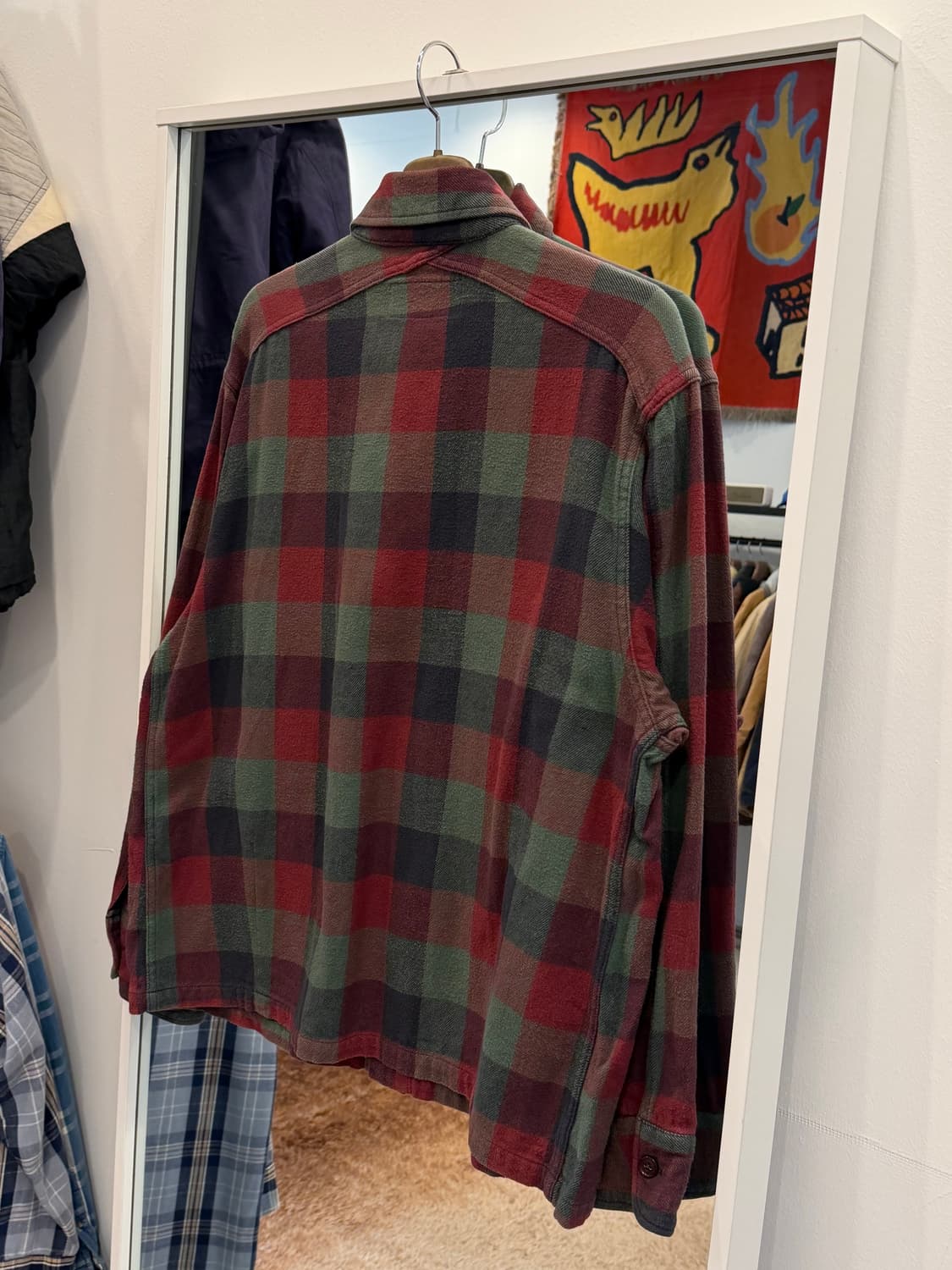 Nepenthes 네펜데스 플란넬 체크 셔츠 (made in Japan) 상품이미지5