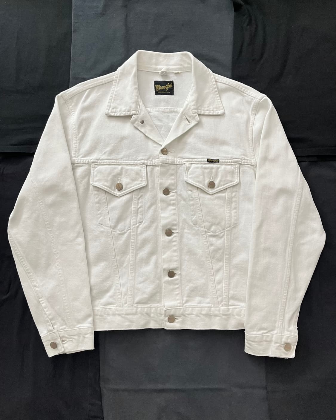 빈티지 랭글러 3세대 트러커 자켓 화이트 상품이미지1