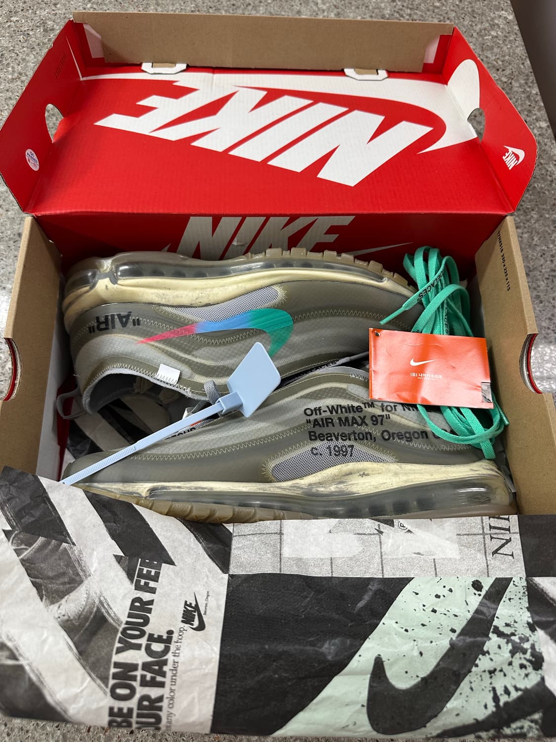 나이키 에어맥스97 Off-White OG 멘타 상품이미지2