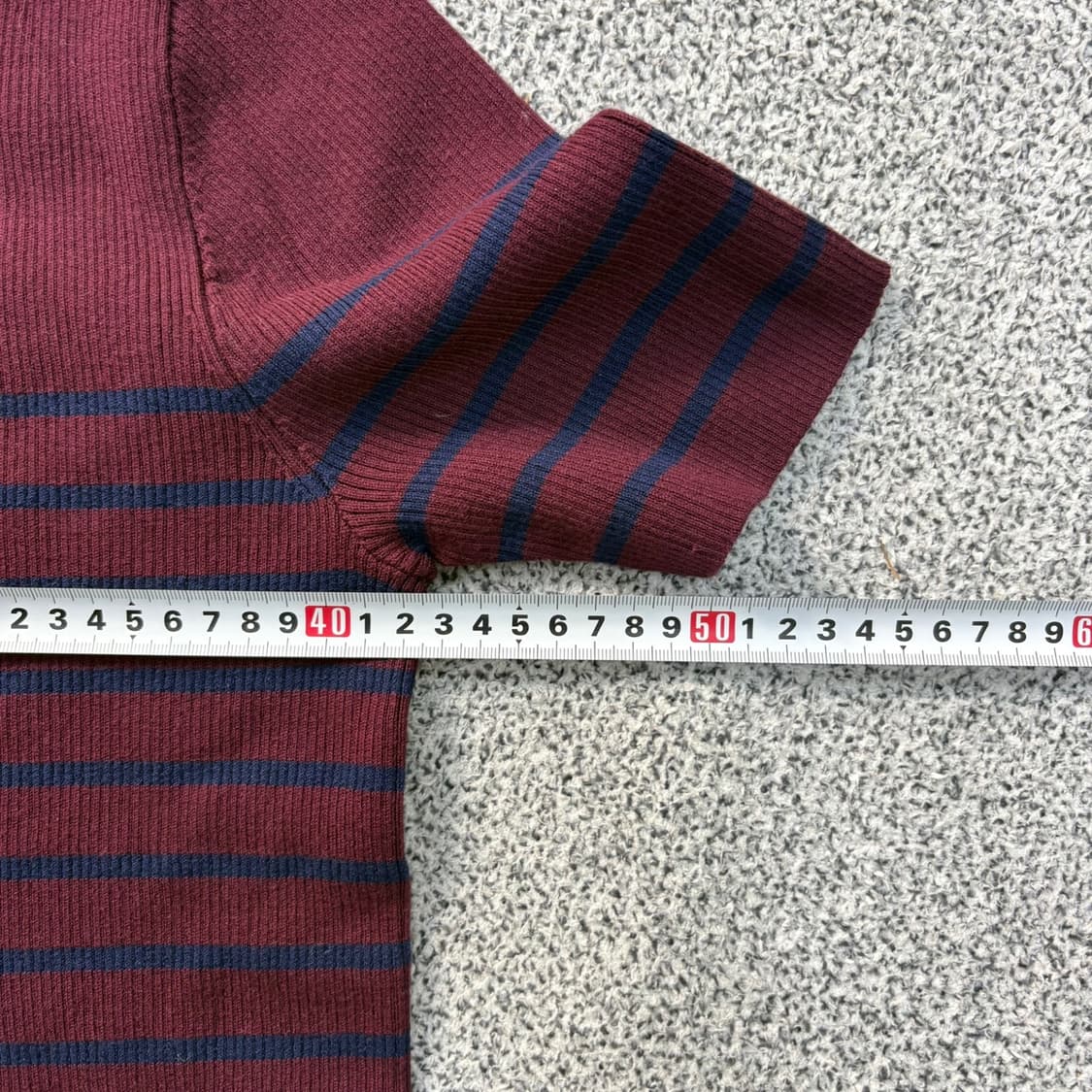 L 새상품 랄프로렌 스트라이프 반팔 니트 0325J 상품이미지6