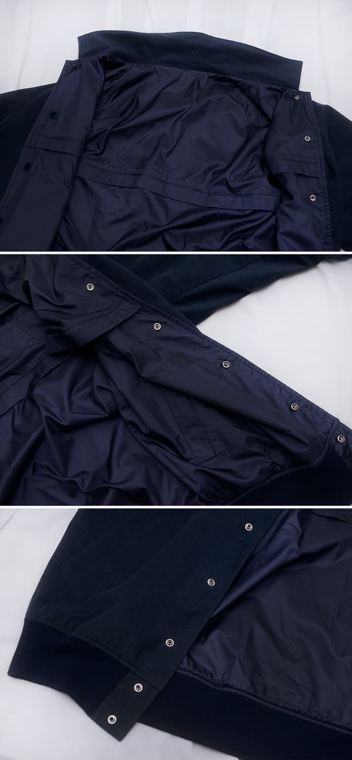 데상트 재팬 오리지널 양면 버튼 울자켓.우븐자켓 (100) 상품이미지9