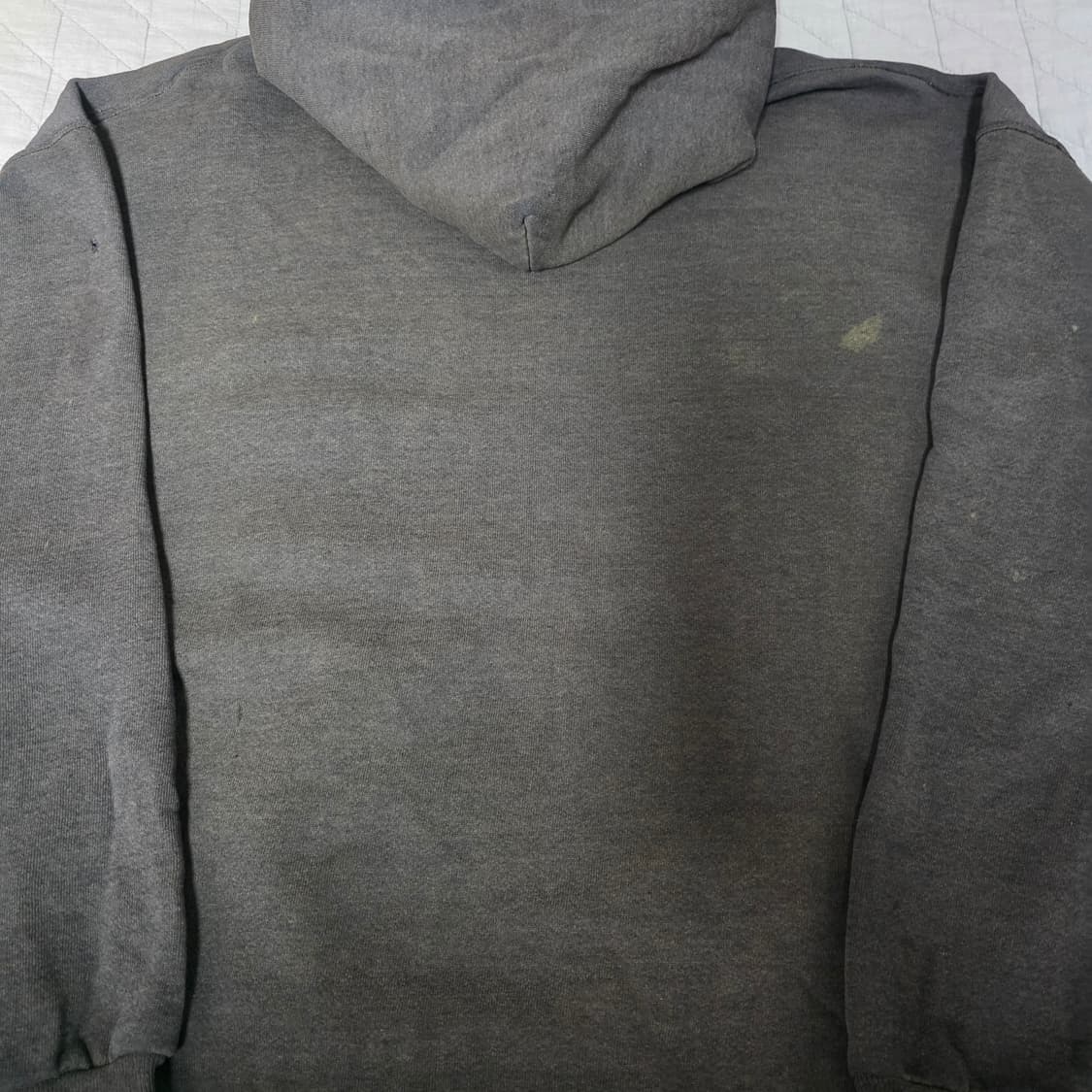 [XL] 90s 빈티지 러셀 애슬레틱 후드 블랙 트래쉬드 상품이미지6