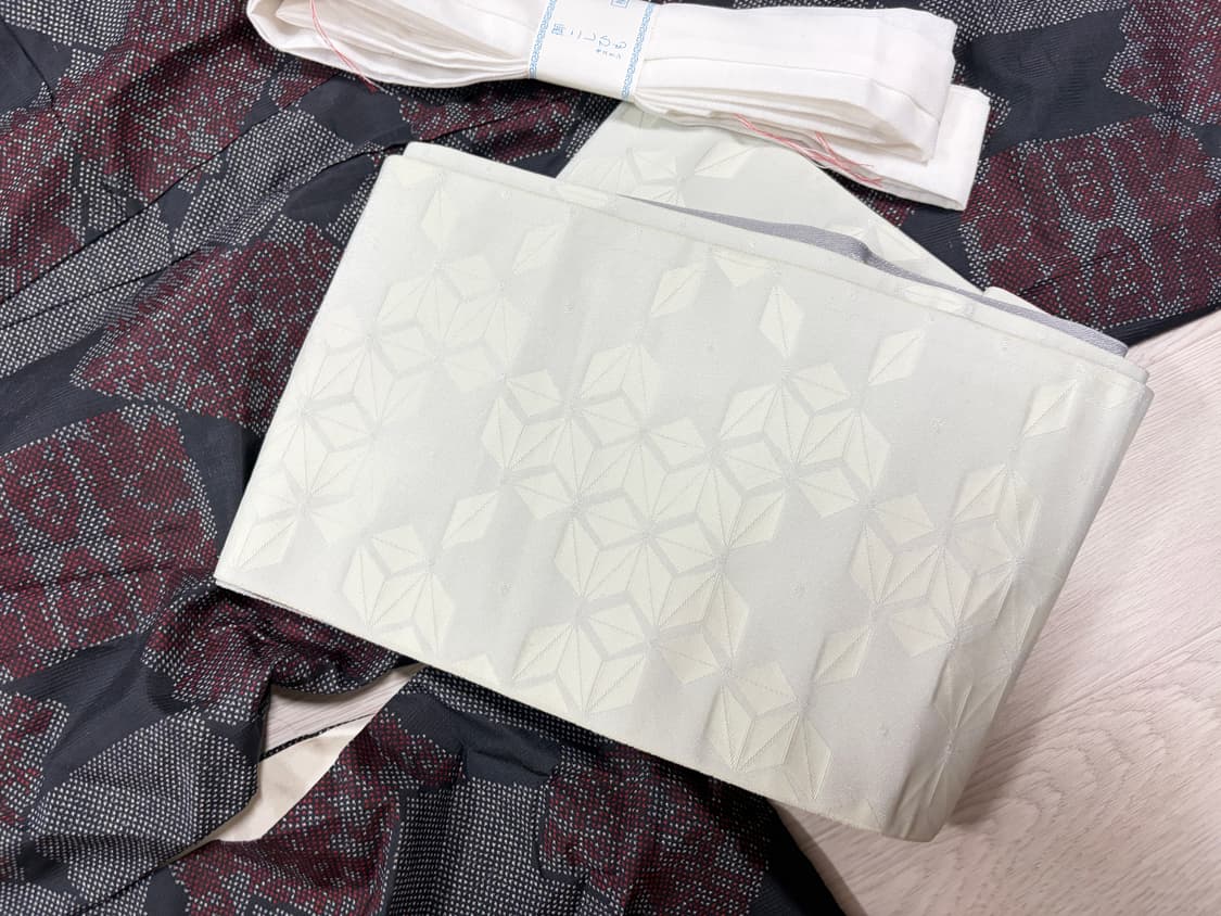 일본 빈티지 기모노 유카타 세트 상품이미지4