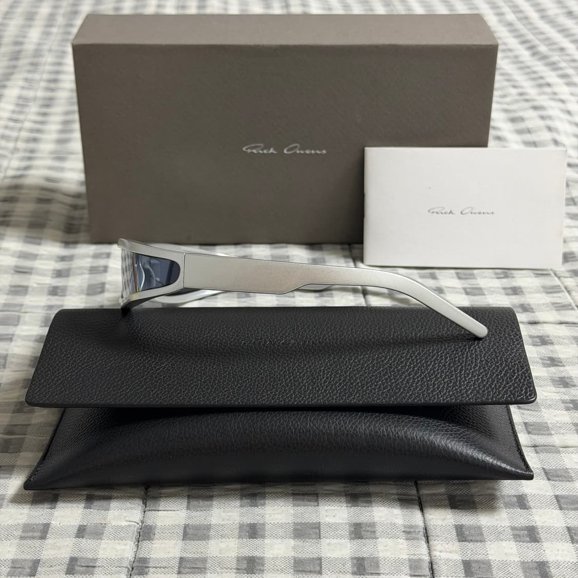 (OS) Rick owens 릭오웬스 fog 미러 선글라스 실버 상품이미지2