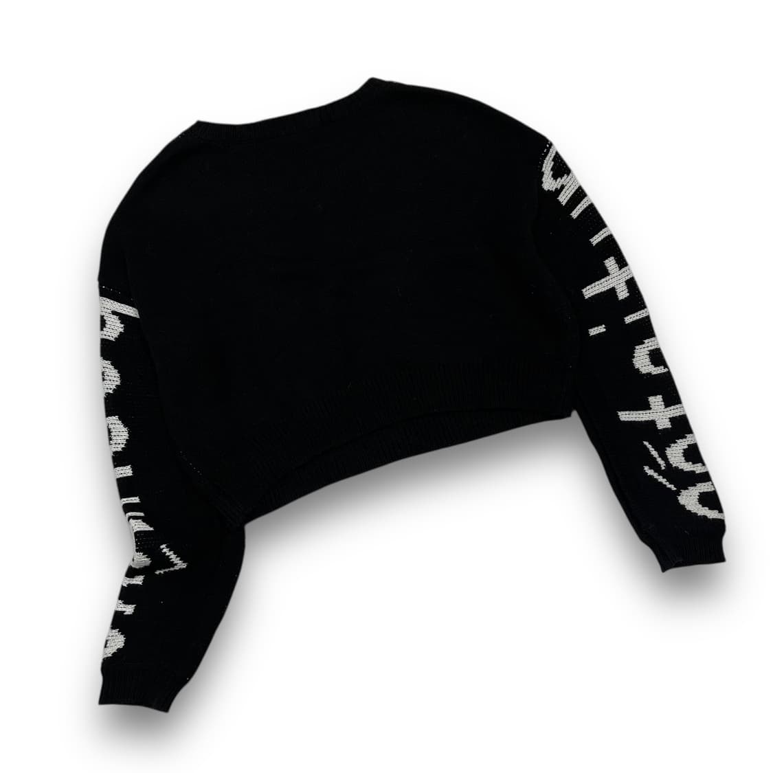 JEANASiS Street lettering cropped knit 상품이미지4