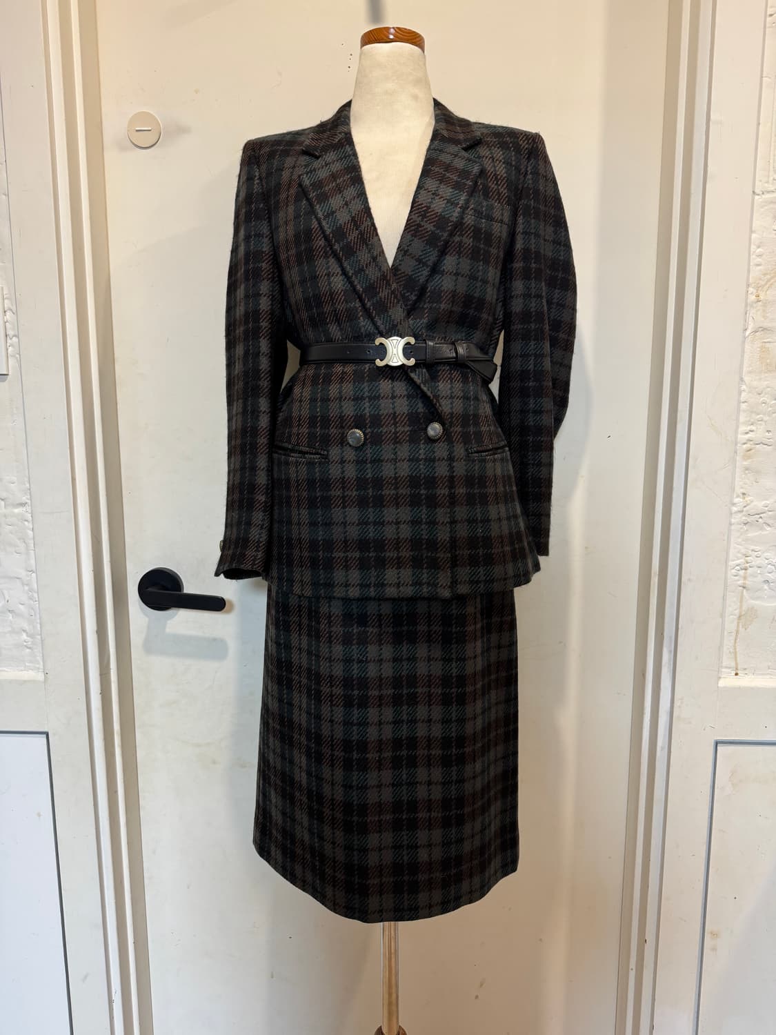 빈티지 버버리 자켓 스커트 셋업 상품이미지3