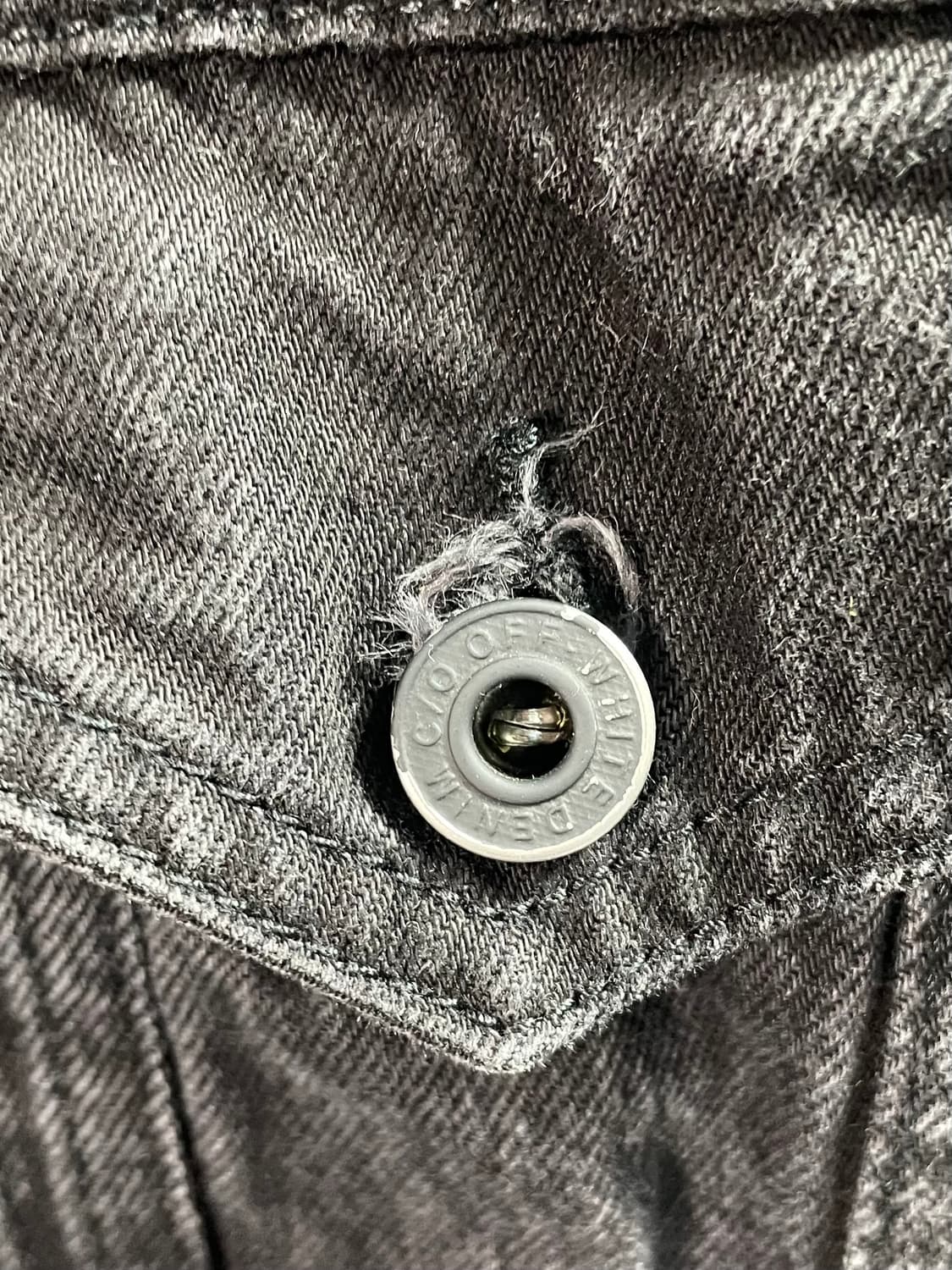 오프화이트 2019 흑청 청자켓 (on.330)   상품이미지7