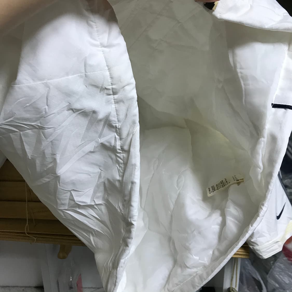 나이키 흰색 반누빔 대장급 자켓 상품이미지4