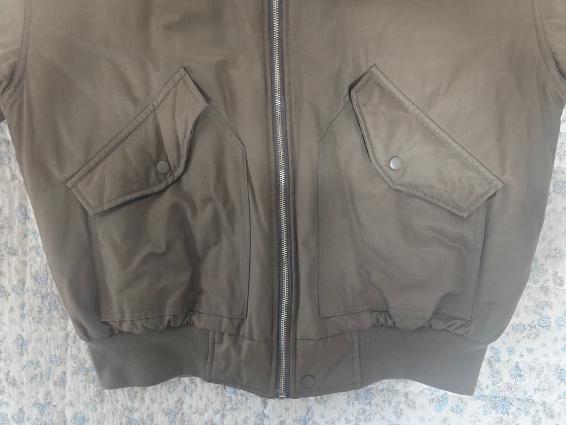 리버서블 MA-1 퀄팅 폴리충전재 블루종 점퍼 XL 상품이미지7