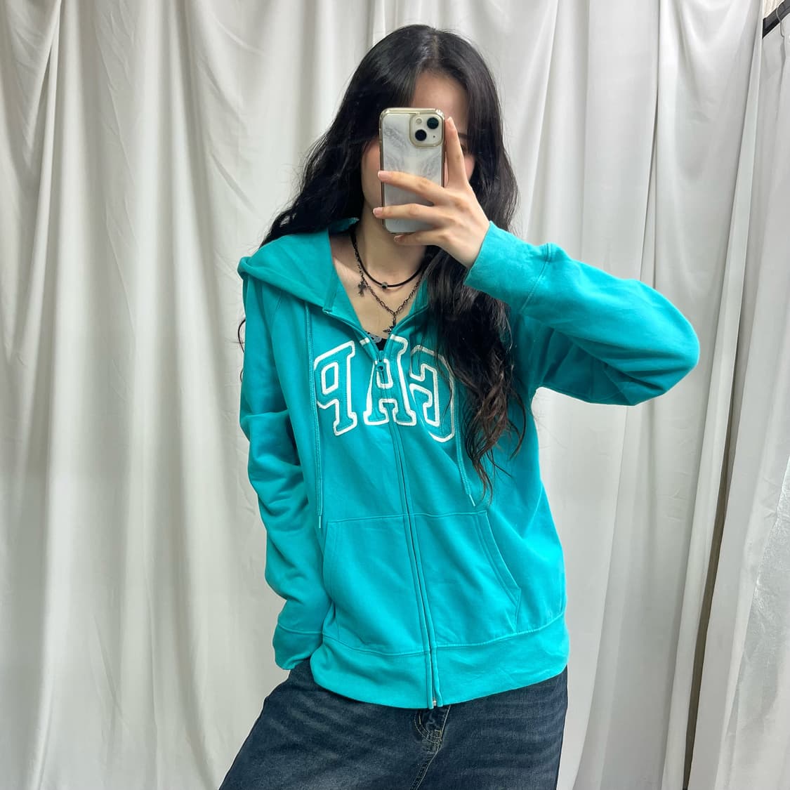 Gap mint hood zip-up 상품이미지1