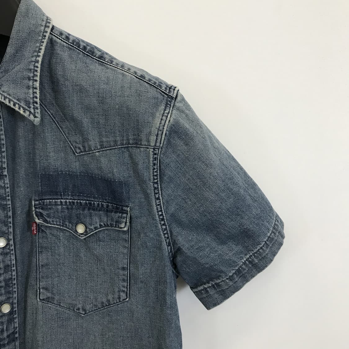 LEVIS 리바이스 웨스턴 반팔데님셔츠 [M] 상품이미지2