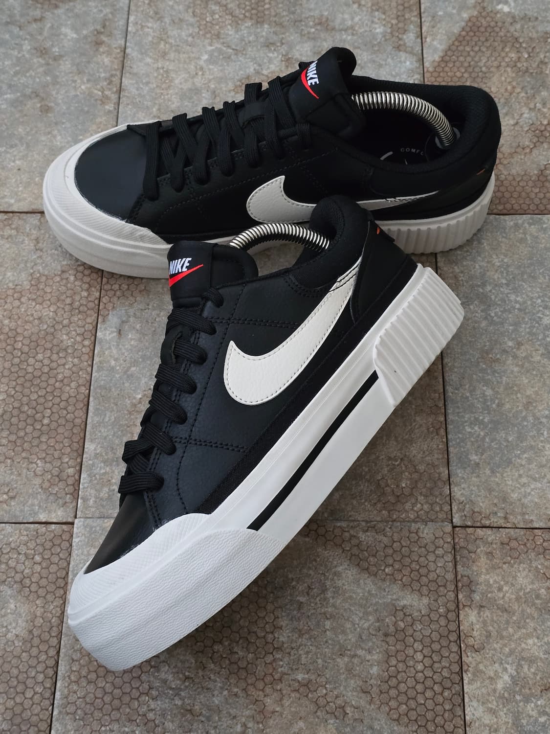 (240)나이키 코트 레거시 리프트 블랙  상품이미지3