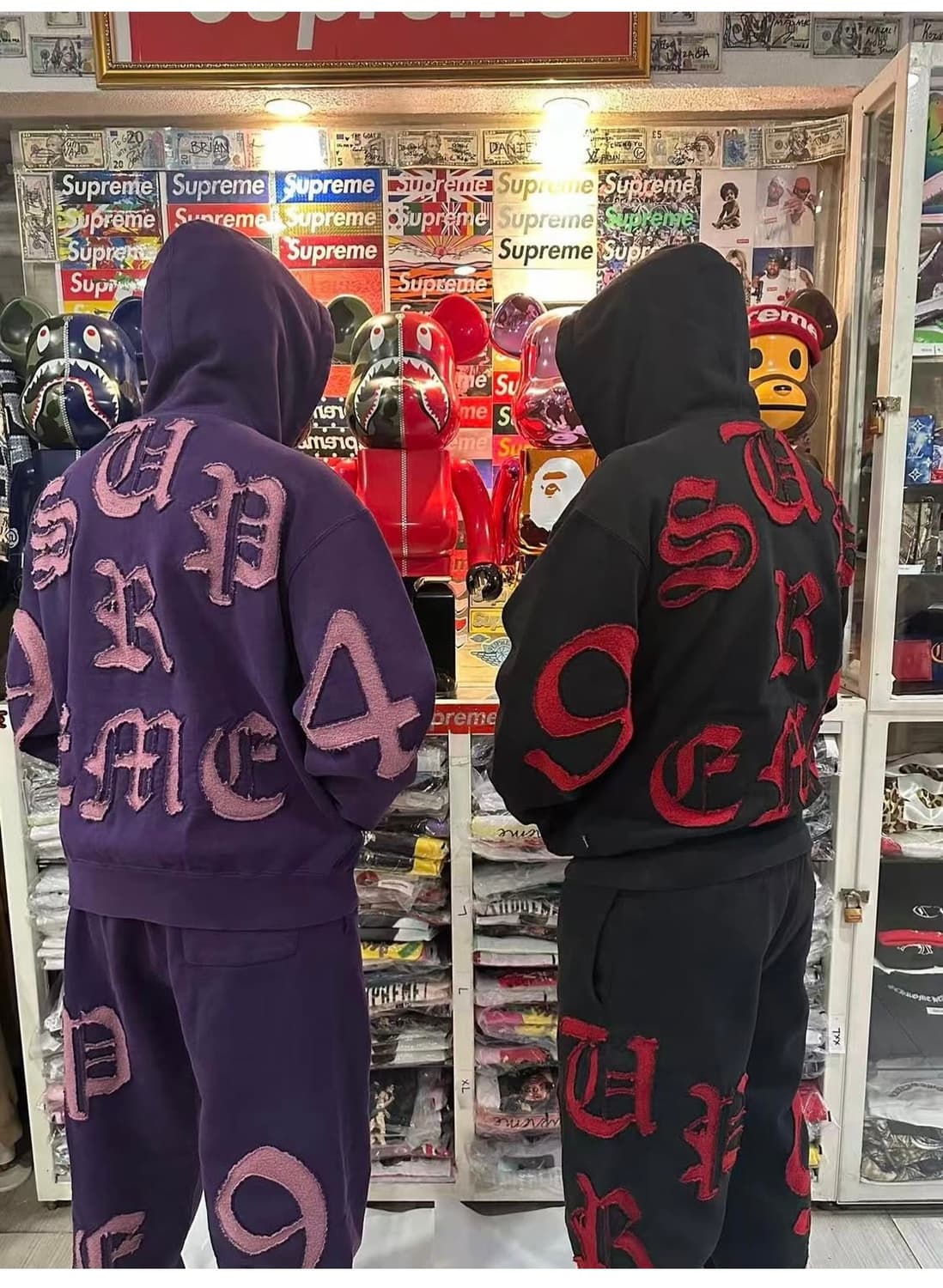 슈프림 컷 아웃 집업 후드 스웨트셔츠 블랙 - 26SS 상품이미지2