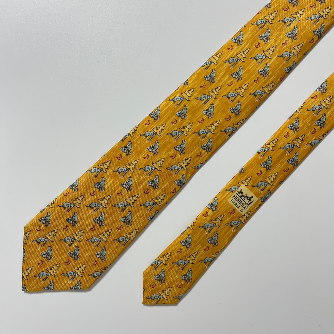 정품 명품 에르메스 넥타이 - 케이스포함 상품이미지3