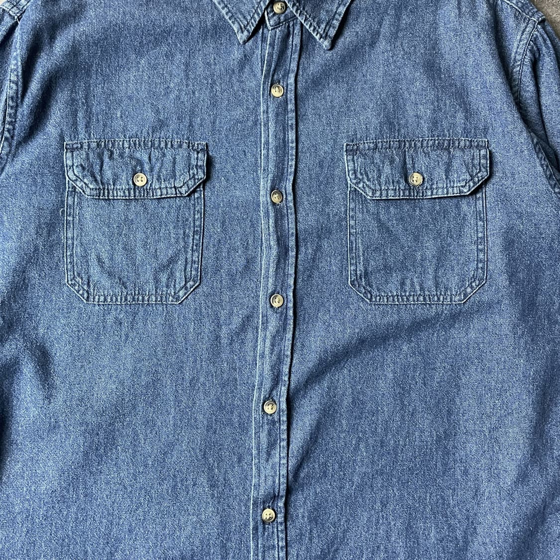 WRANGLER 랭글러 빈티지 데님 코튼셔츠 A00305 상품이미지3