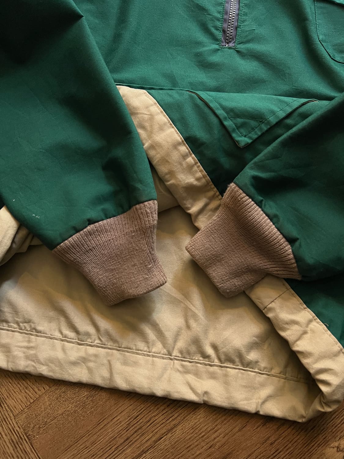 [M]90's Made in USA 리버시블 후드 아노락 자켓 상품이미지6