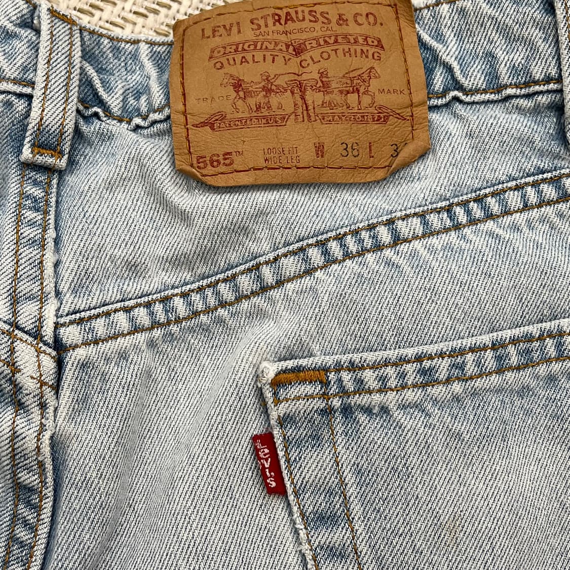 Usa리바이스 565 데님팬츠 r2418 상품이미지7