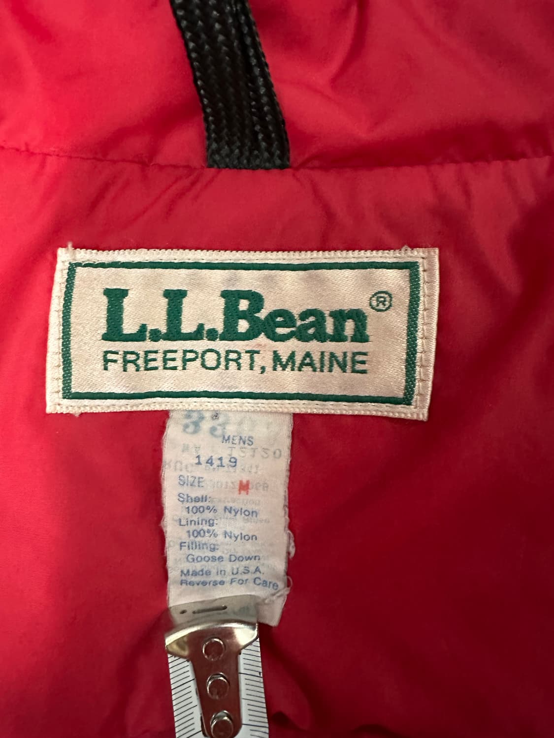 80~90s LLbean 다운베스트  상품이미지2