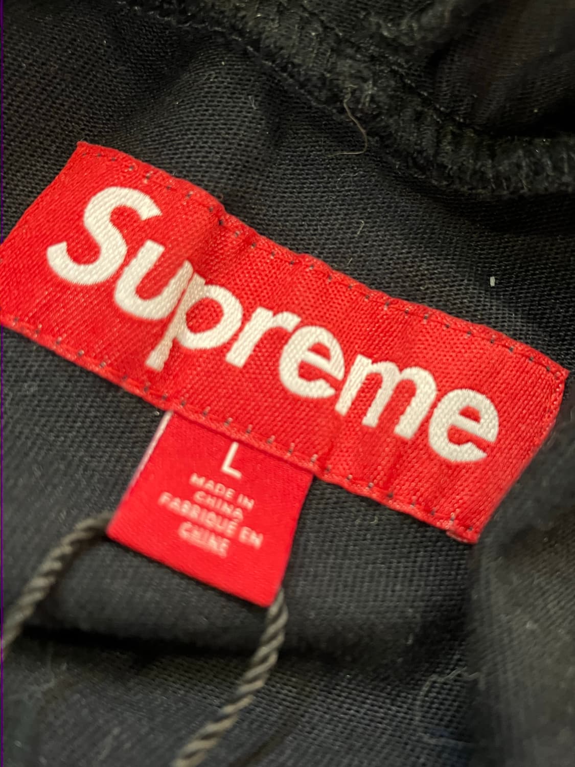 슈프림 후드 긴팔티셔츠 블랙 L   #csz1803 상품이미지6