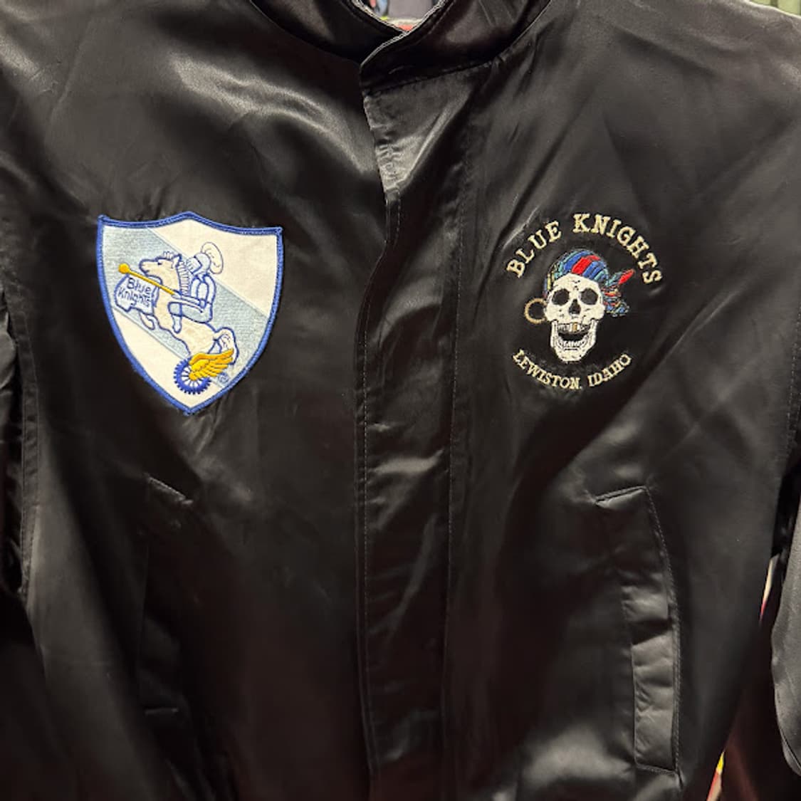 1990년대 빈티지 Blue Knights 모터사이클 클럽 자켓 상품이미지3