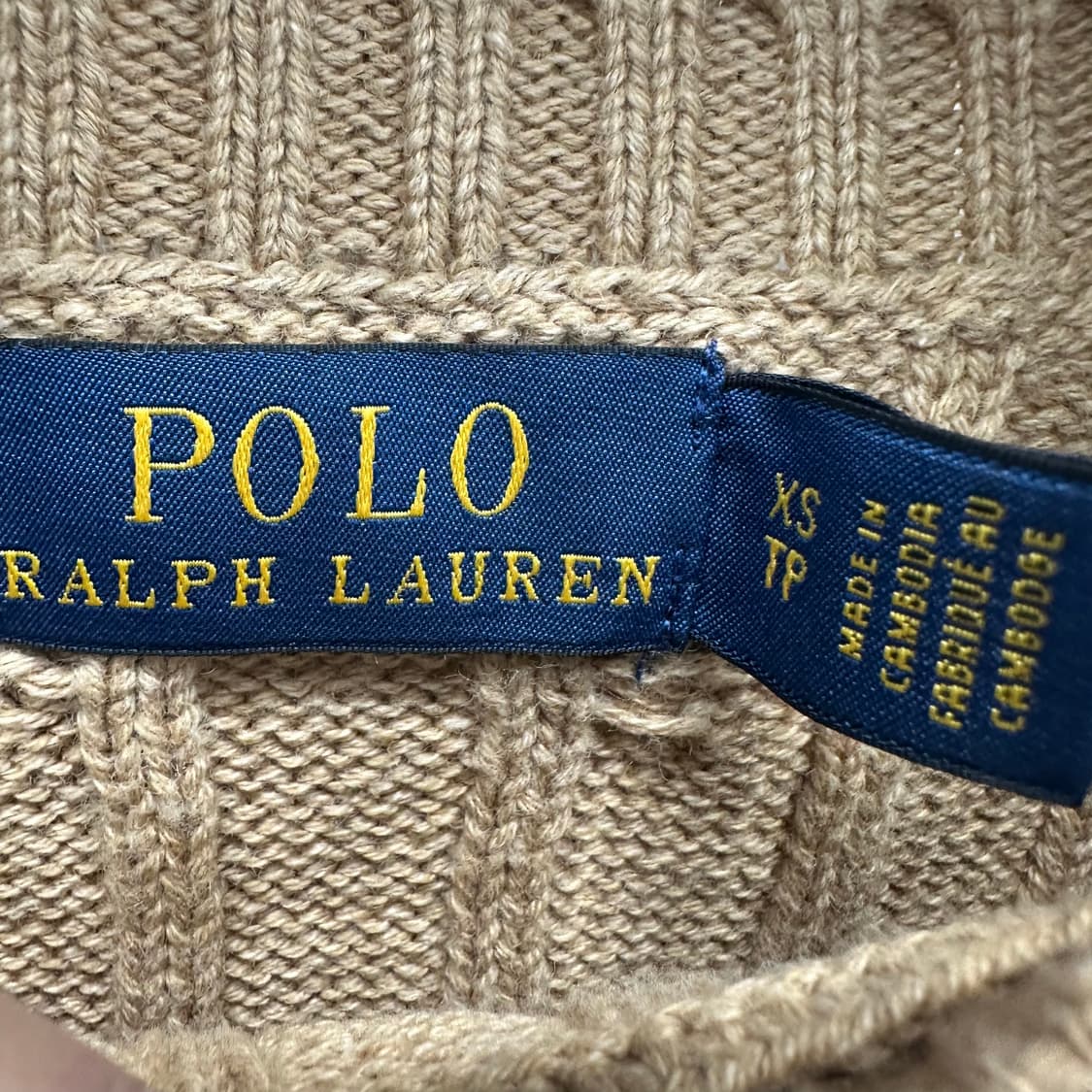 [미시착] 85 폴로 랄프로렌 여자 꽈배기 니트 상품이미지3