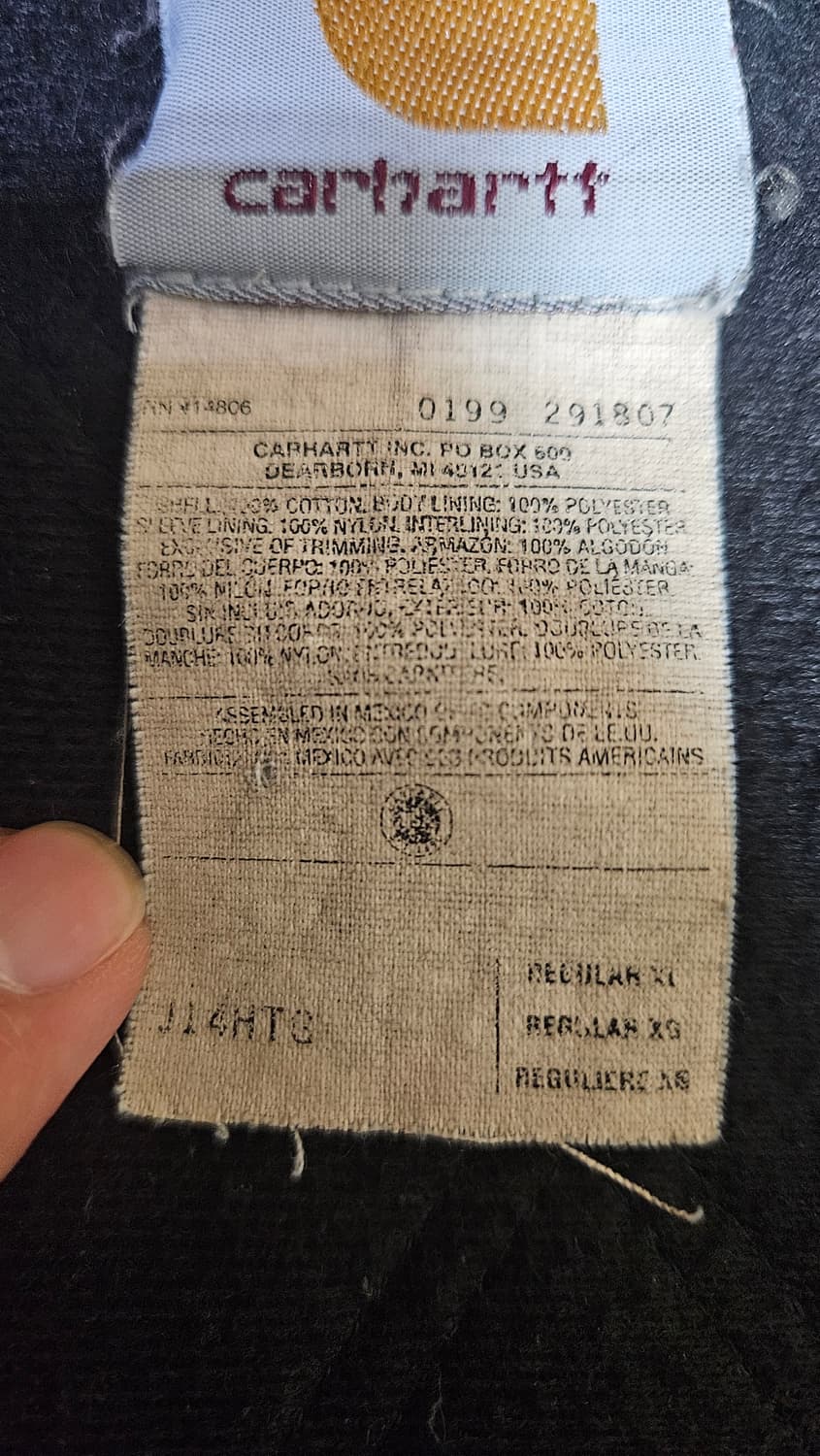 90s 칼하트 산타페자켓 헌터그린 XL (J14 htg) 상품이미지8