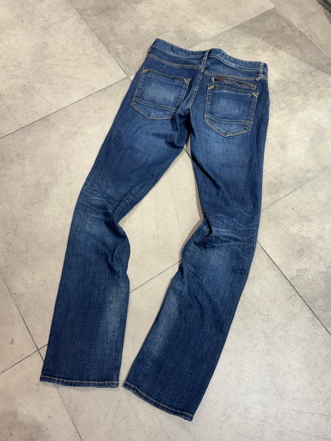 Y2k 지퍼 디테일 데님 팬츠 상품이미지5