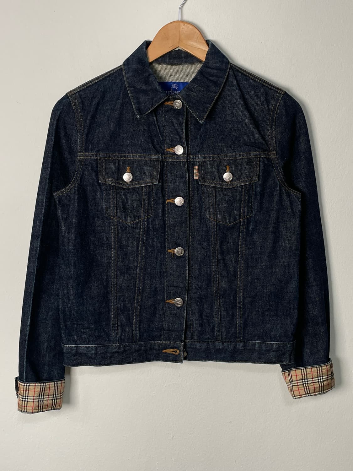 버버리 소매노바 은장 청자켓 상품이미지3