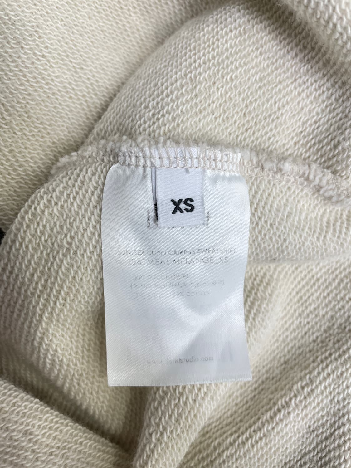 던스트 큐피드 캠퍼스 스웨트셔츠 오트밀 상품이미지8