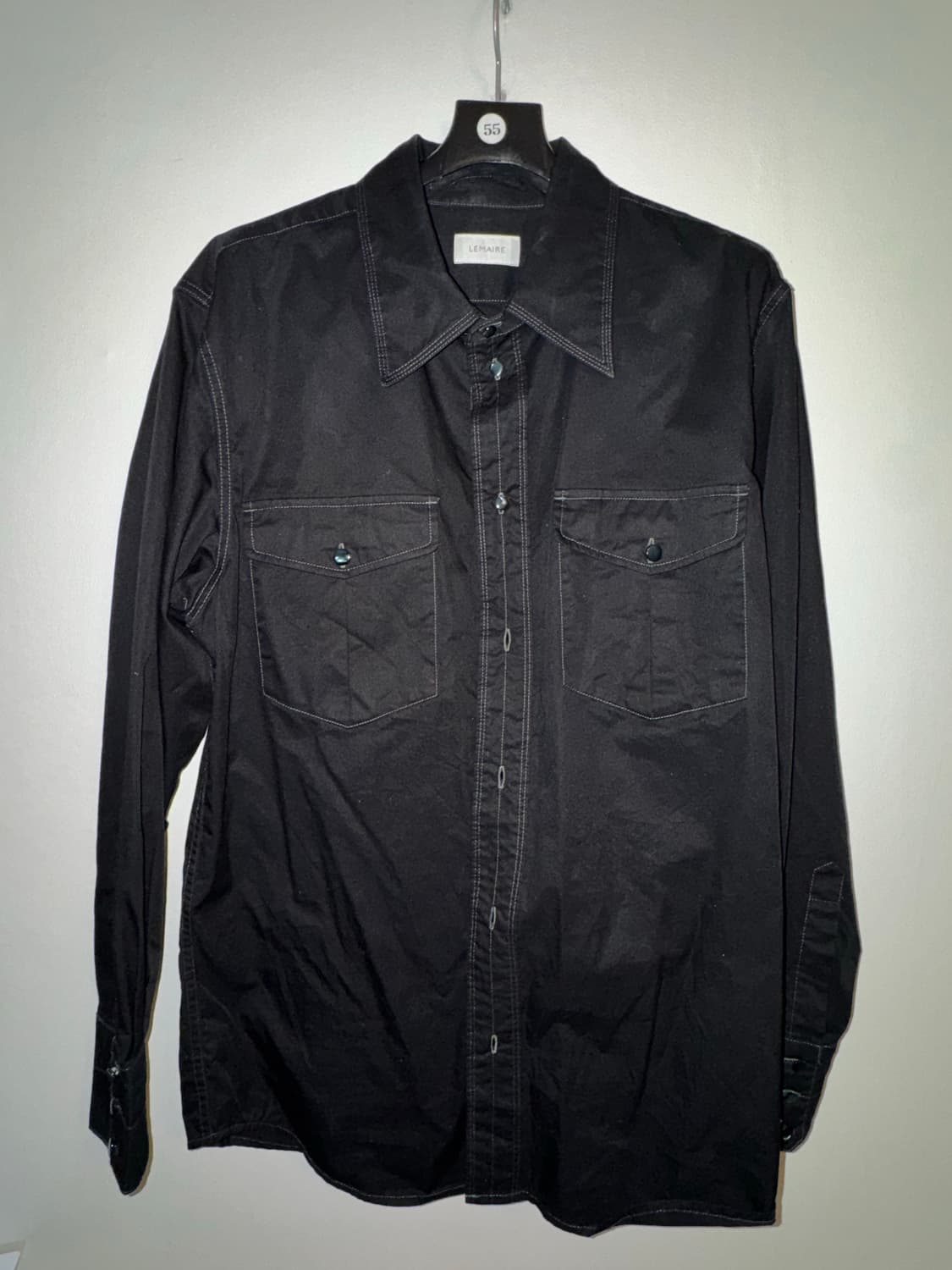 르메르 웨스턴셔츠 블랙(50사이즈) 상품이미지1