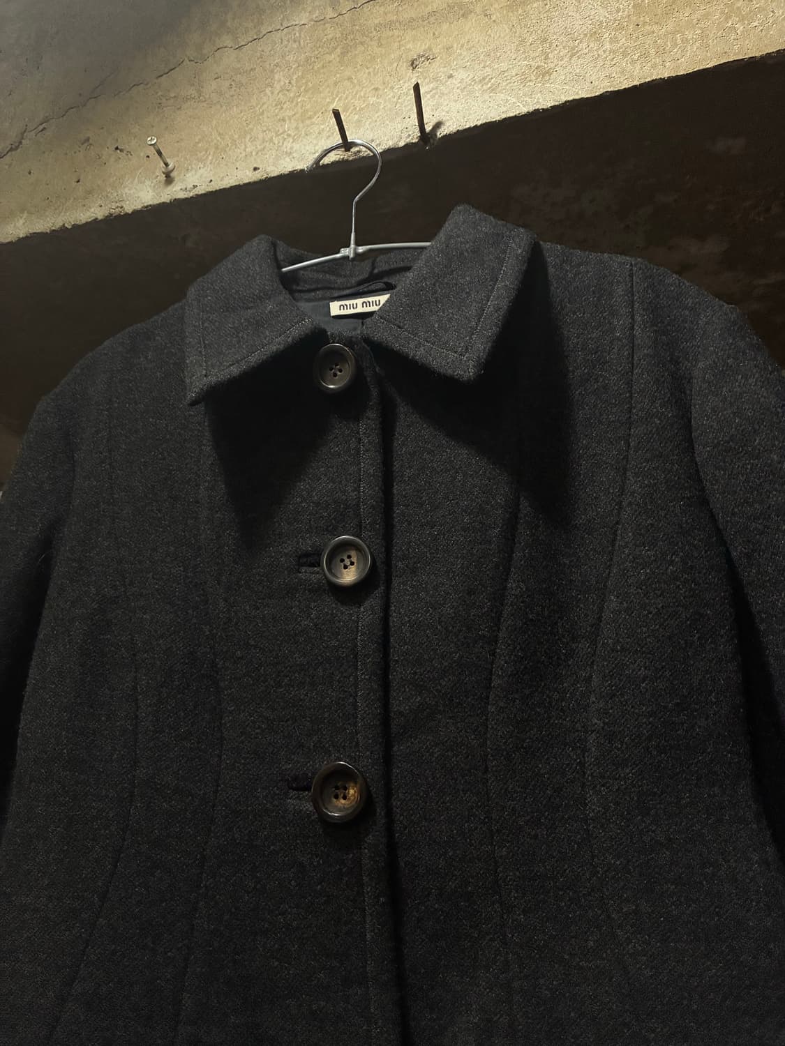 FW1997 Miu Miu 미우미우 울 코트 상품이미지2