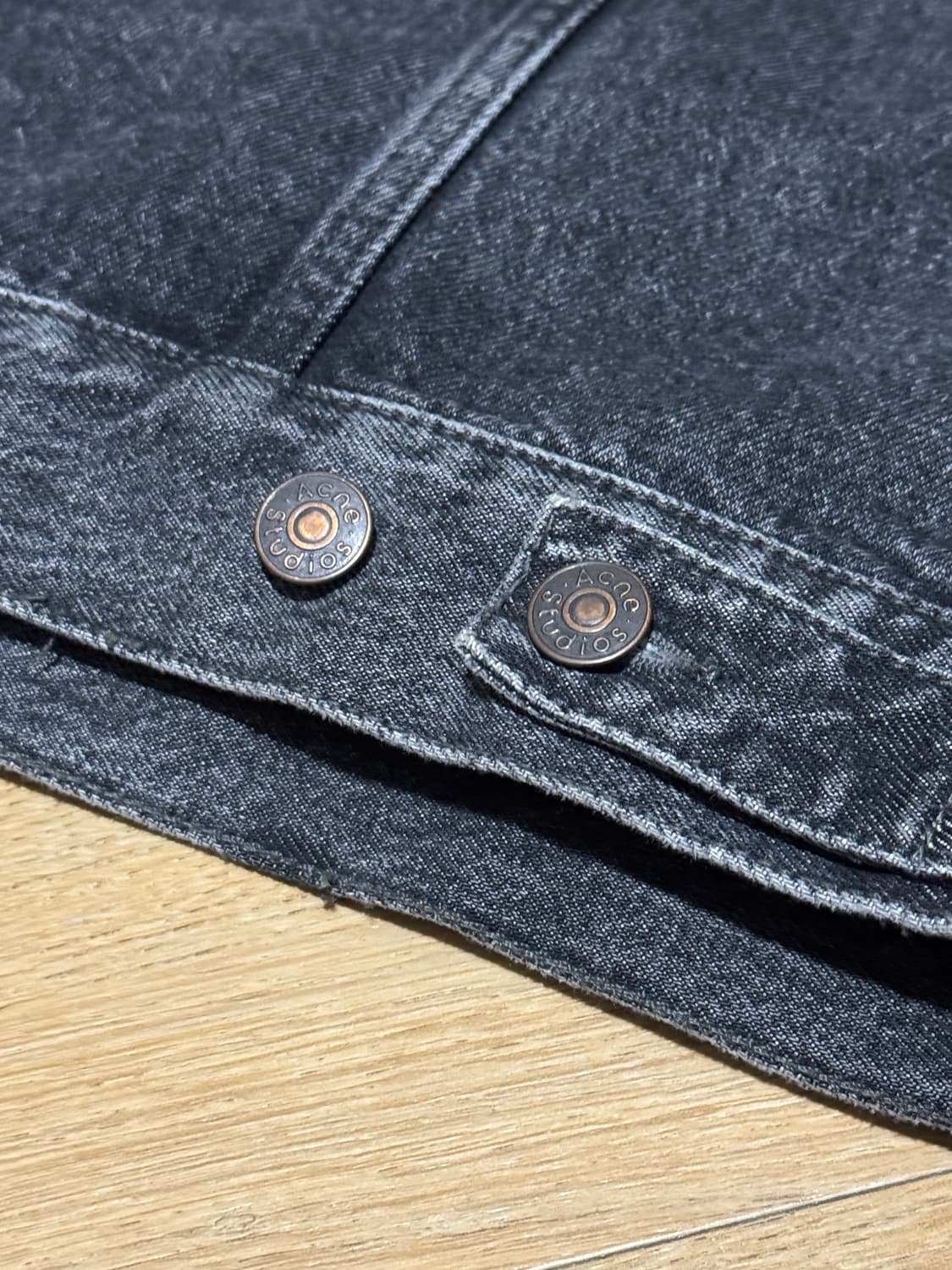 아크네 스튜디오 블랙 데님 자켓 EUR 48 상품이미지5