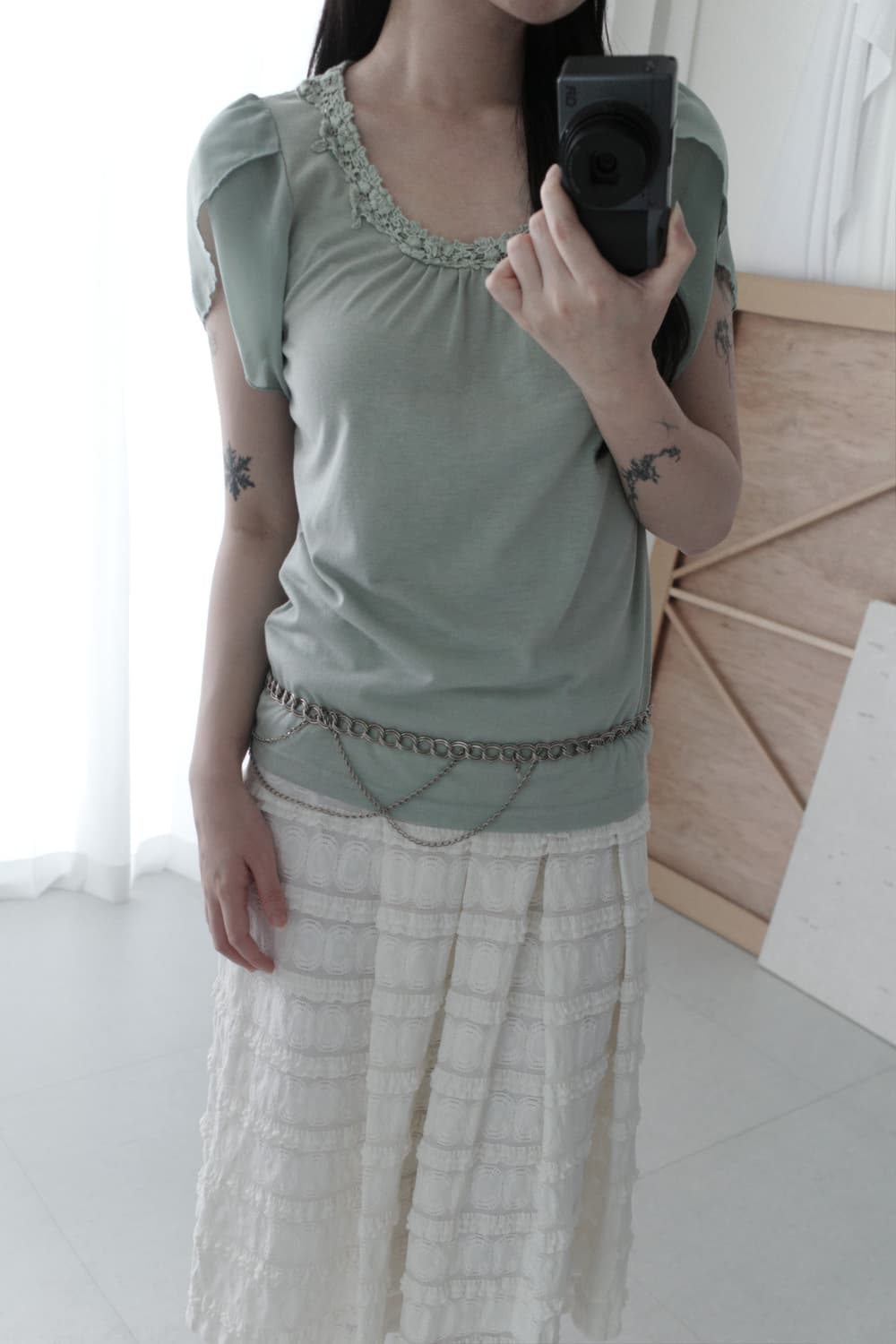 crochet tulip half T  상품이미지4