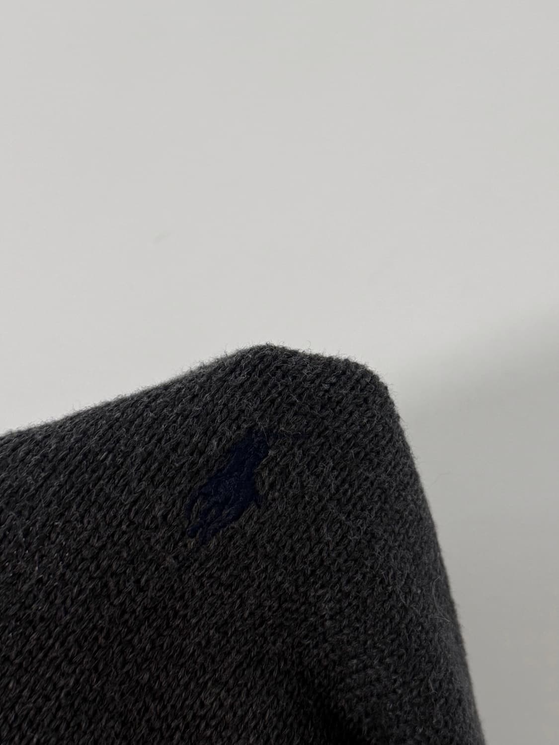 폴로 랄프로렌 신형 루즈핏 딥그레이 니트 집업 상품이미지5