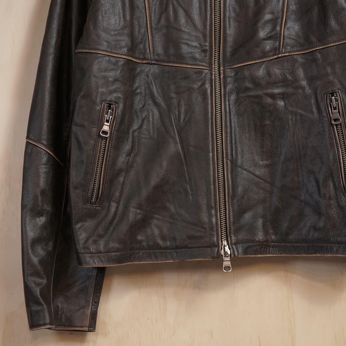 앤더슨벨 드레젠 카우 레더 자켓 상품이미지5