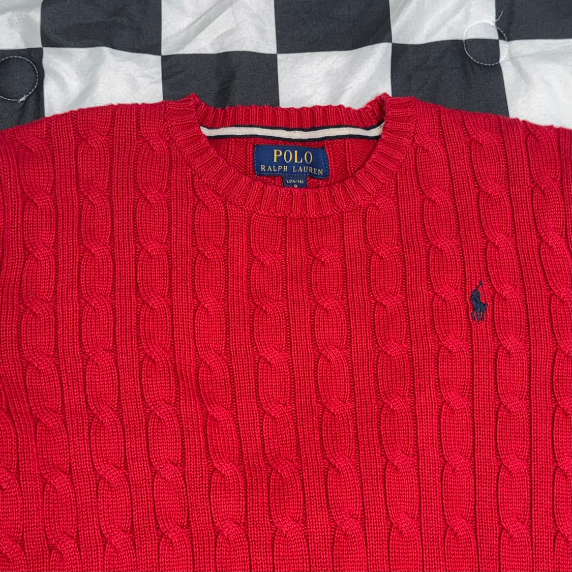 폴로 랄프로렌 케이블 니트 14-16 상품이미지2