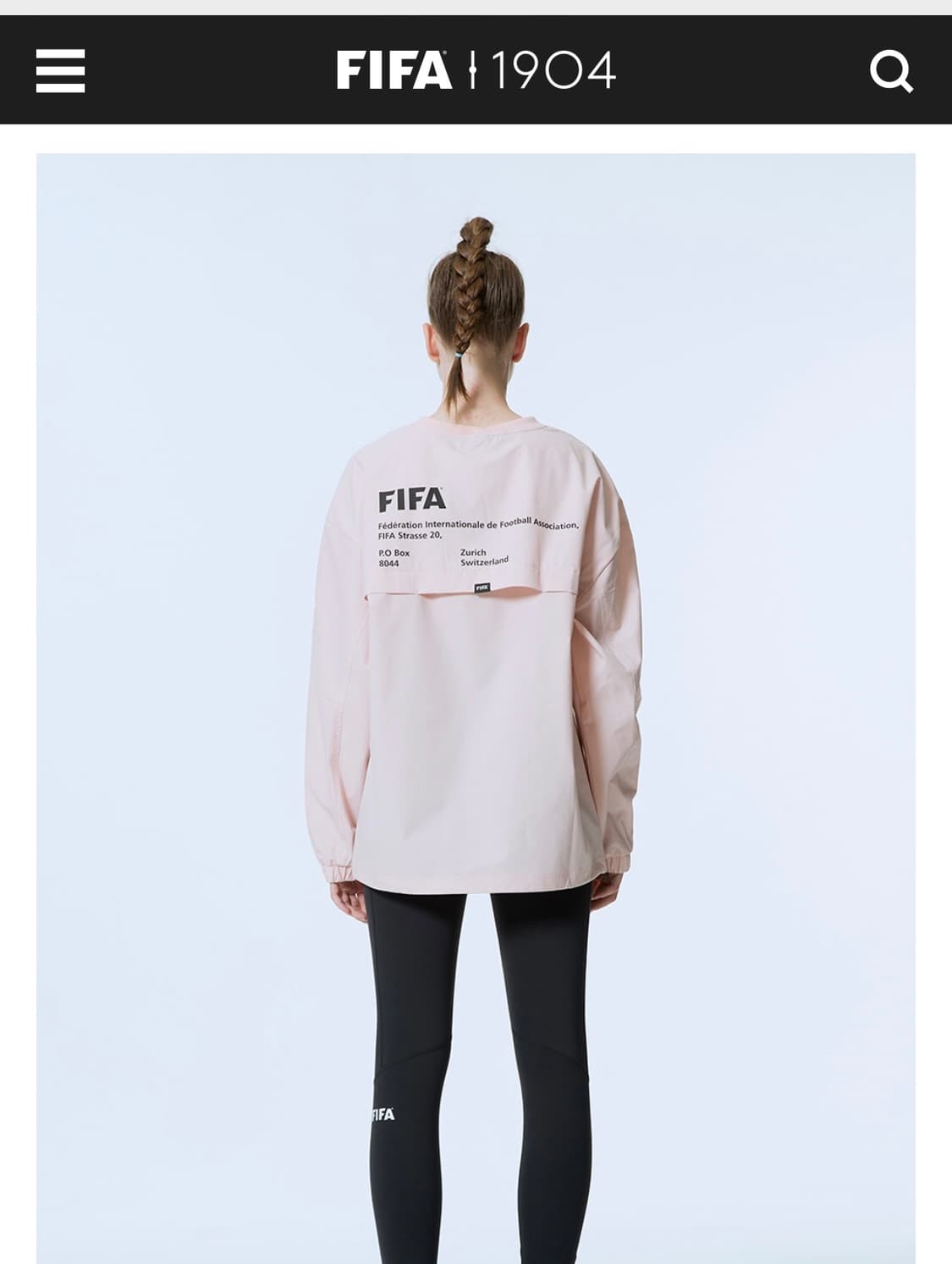 FIFA 피파 우븐 웜업맨투맨 L사이즈 상품이미지10