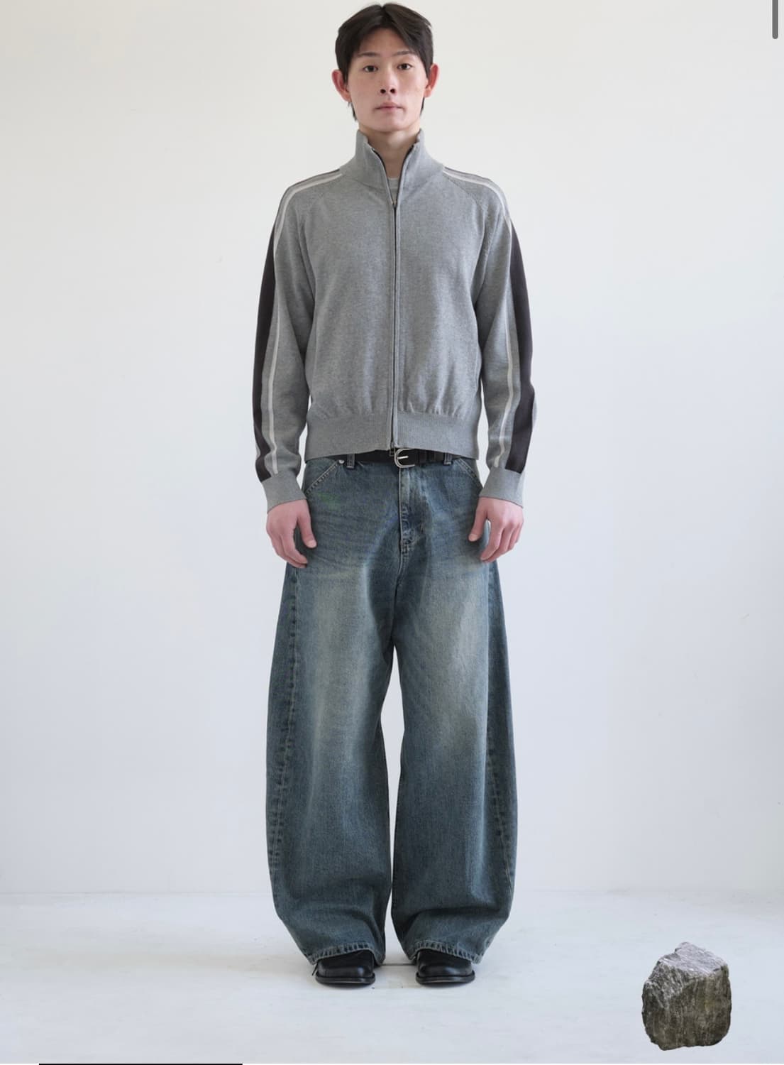 (새상품) 해칭룸 와이드 커브진 빈티지 블루 (4) 상품이미지2