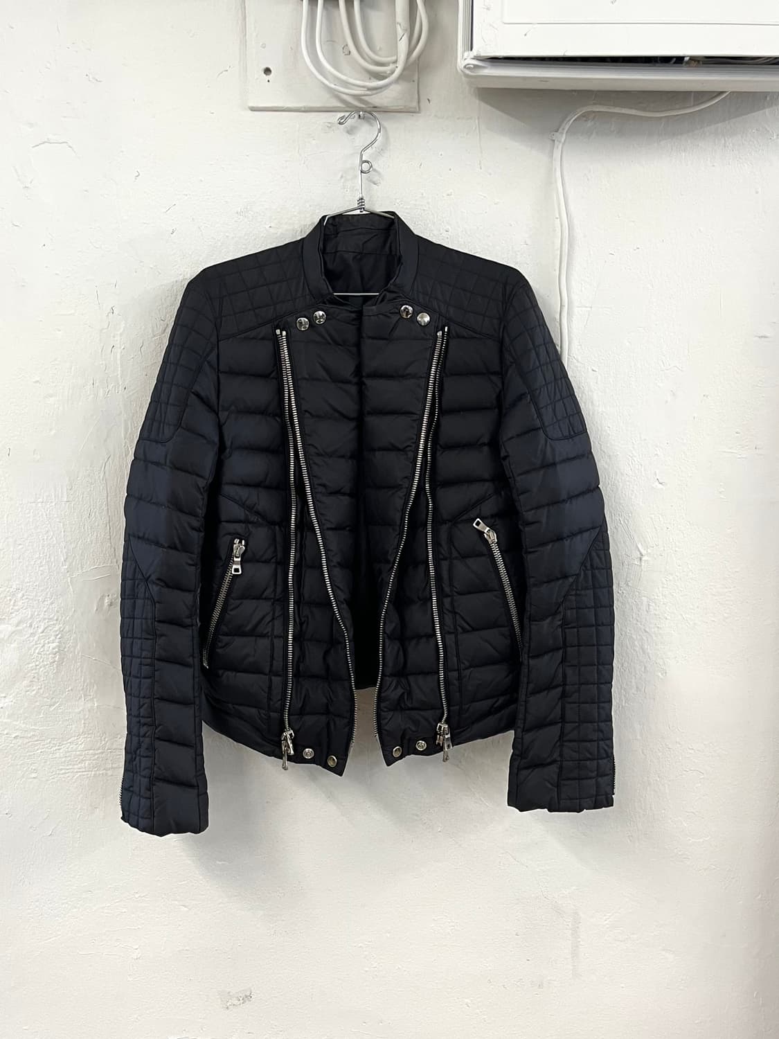 발망 옴므 2020FW 올리비에 루스테인 멀티 지퍼 패딩 라이더 자켓 상품이미지1