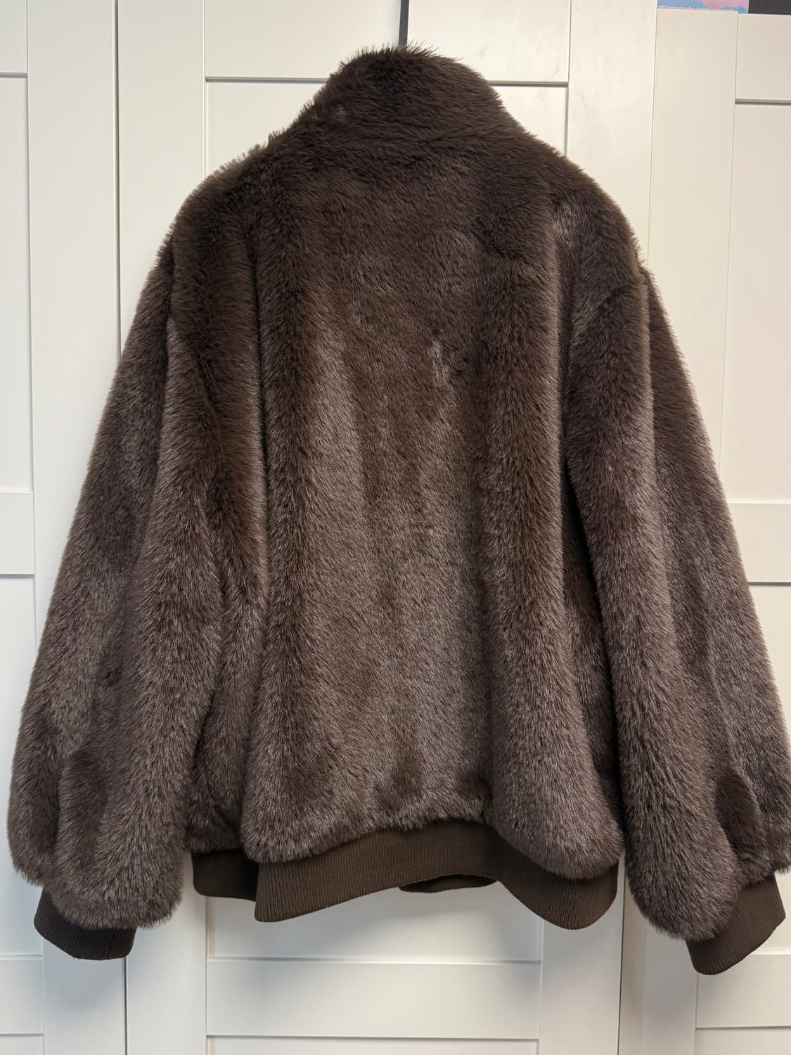 산드로 marron 페이크 퍼 자켓 브라운 상품이미지3