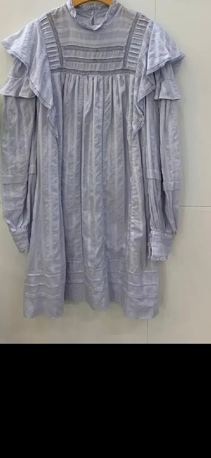 이자벨마랑 원피스 (라이트블루 색상) 상품이미지3