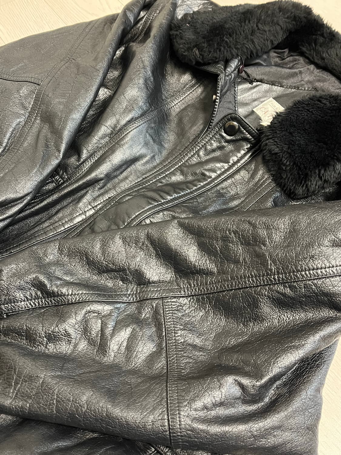 93년 Vintage 빈티지 가죽자켓  상품이미지9