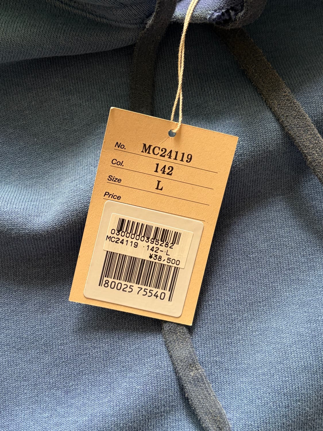 더리얼맥코이 루프휠 레글런 후드티 페이디드네이비 L 상품이미지3